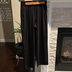 Lululemon Black Wide-Leg Trousers